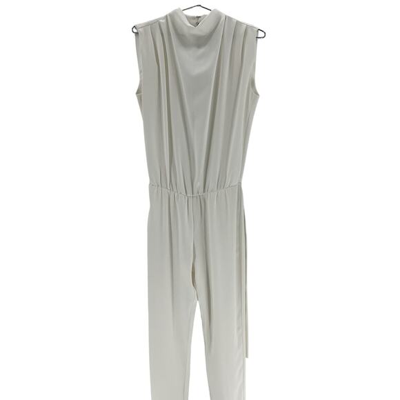 Amanda Uprichard x Revolve 'Fabienne' White Polyester Jumpsuit Size S - Picture 2 of 4